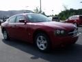2010 Inferno Red Crystal Pearl Dodge Charger 3.5L  photo #4