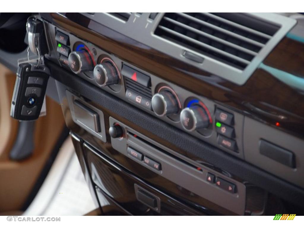 2008 7 Series 750Li Sedan - Monaco Blue Metallic / Natural Brown photo #16