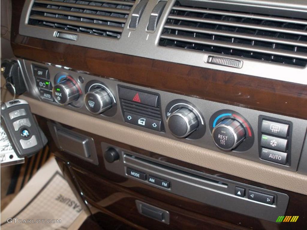 2008 7 Series 750Li Sedan - Monaco Blue Metallic / Beige photo #17