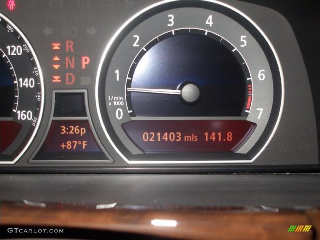 2008 7 Series 750Li Sedan - Monaco Blue Metallic / Beige photo #18