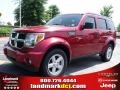 2010 Inferno Red Crystal Pearl Dodge Nitro SE  photo #1