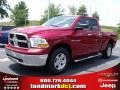 2010 Inferno Red Crystal Pearl Dodge Ram 1500 SLT Quad Cab 4x4  photo #1