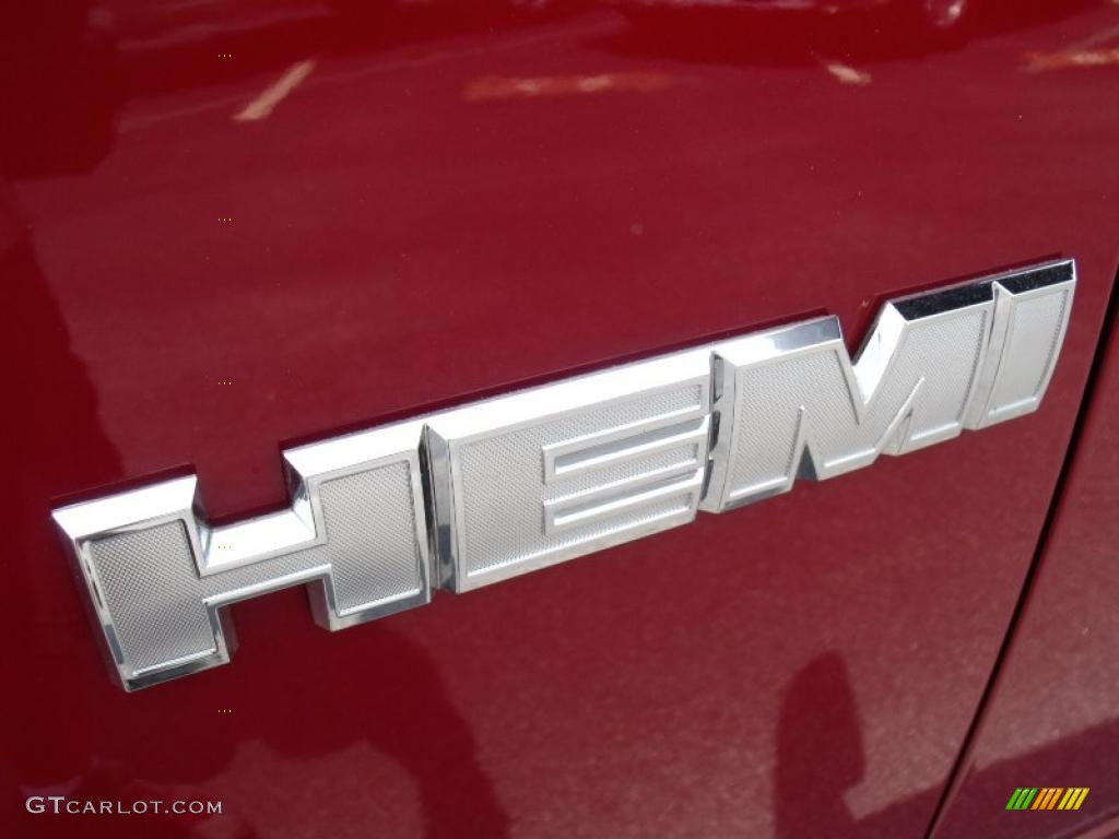 2010 Ram 1500 SLT Quad Cab 4x4 - Inferno Red Crystal Pearl / Dark Slate/Medium Graystone photo #6