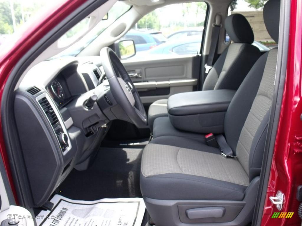 2010 Ram 1500 SLT Quad Cab 4x4 - Inferno Red Crystal Pearl / Dark Slate/Medium Graystone photo #7