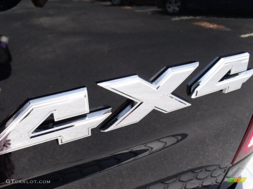 2010 Ram 1500 SLT Quad Cab 4x4 - Brilliant Black Crystal Pearl / Dark Slate/Medium Graystone photo #9
