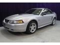 2000 Silver Metallic Ford Mustang GT Convertible  photo #10