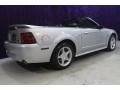 2000 Silver Metallic Ford Mustang GT Convertible  photo #29