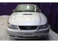 2000 Silver Metallic Ford Mustang GT Convertible  photo #32