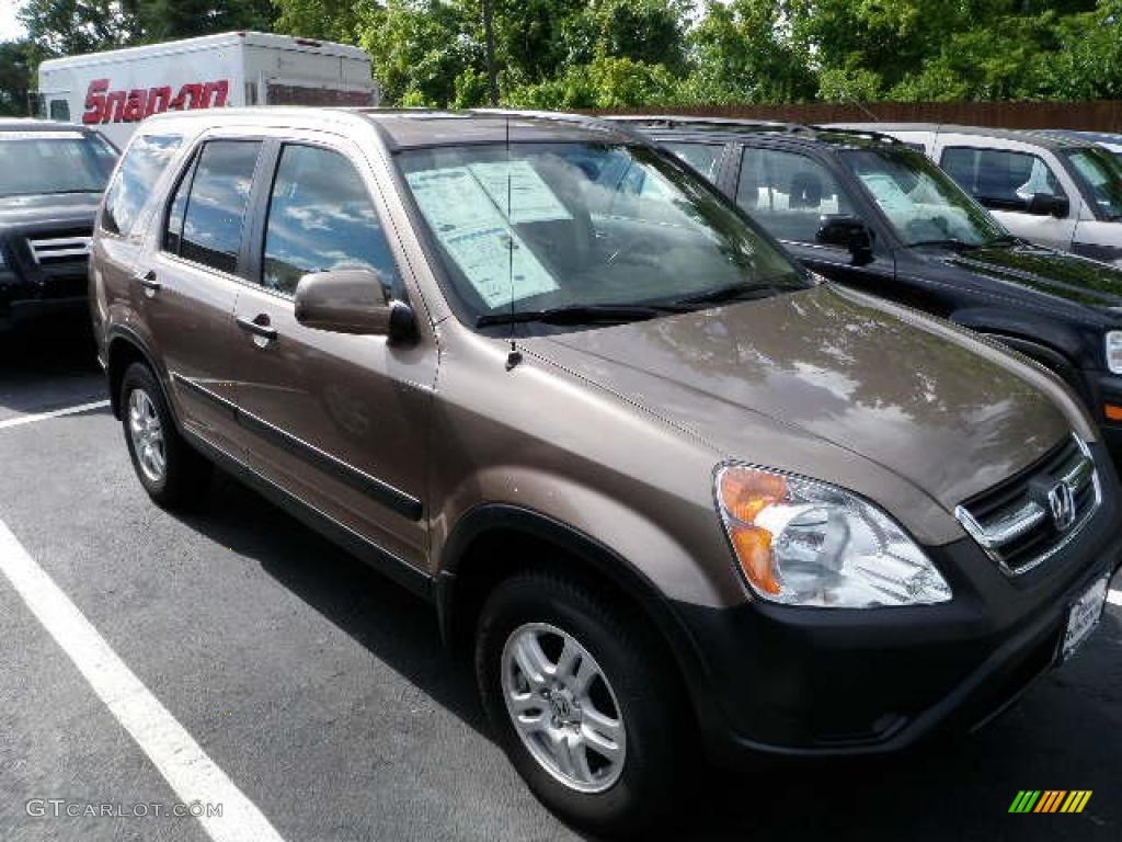 2003 CR-V EX 4WD - Mojave Mist Metallic / Saddle photo #4