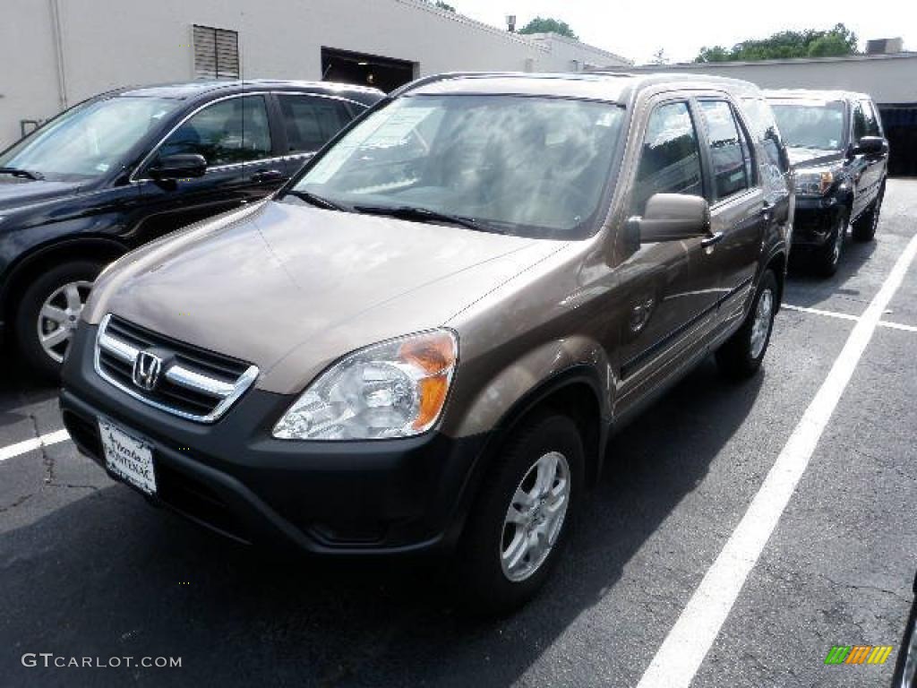 2003 CR-V EX 4WD - Mojave Mist Metallic / Saddle photo #6