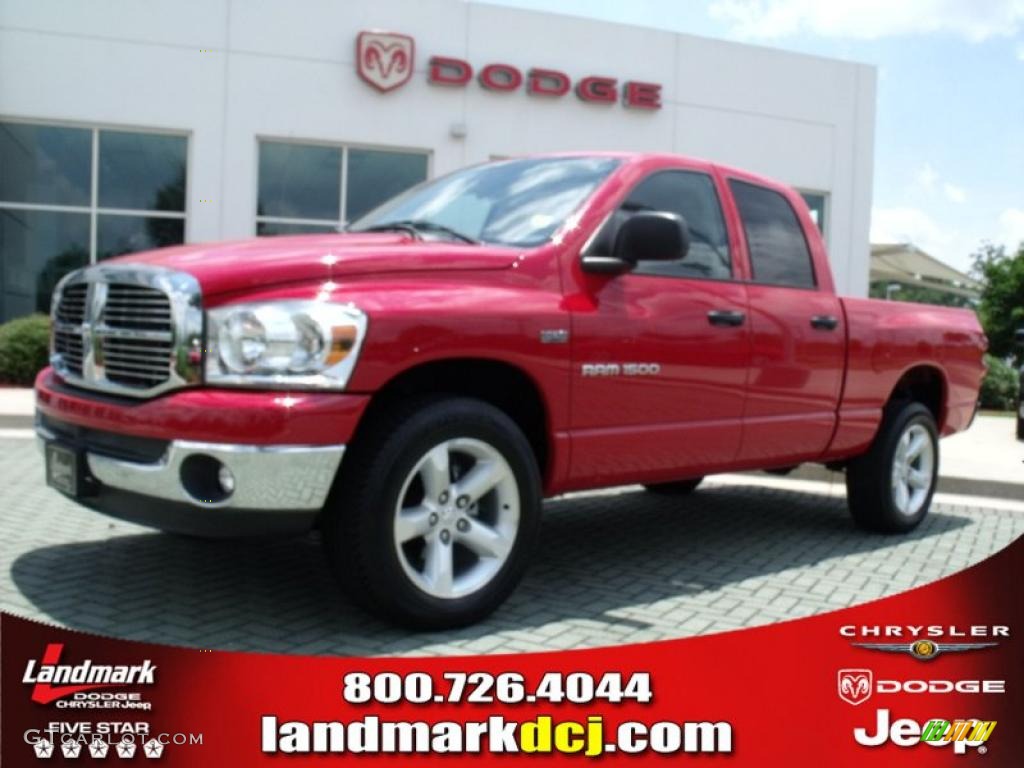 Flame Red Dodge Ram 1500