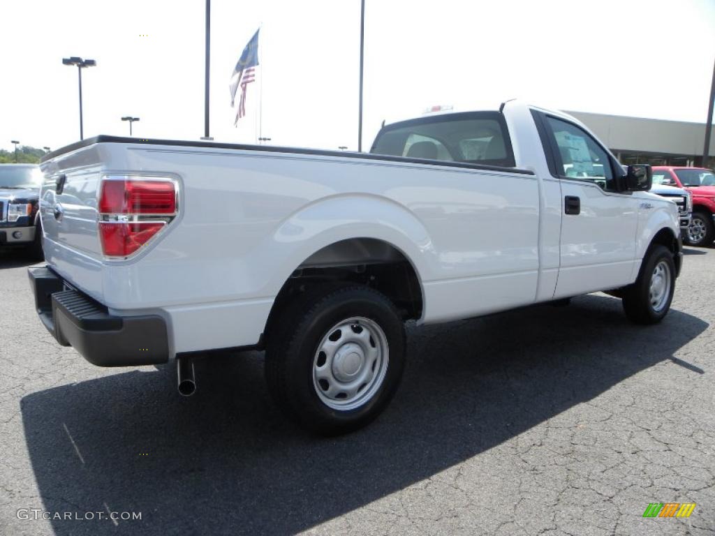 2010 F150 XL Regular Cab - Oxford White / Medium Stone photo #3
