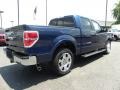 2010 Dark Blue Pearl Metallic Ford F150 Lariat SuperCrew  photo #3