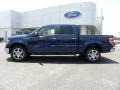 2010 Dark Blue Pearl Metallic Ford F150 Lariat SuperCrew  photo #5