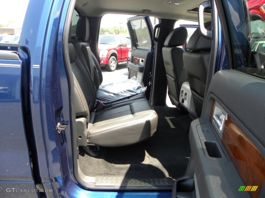 2010 F150 Lariat SuperCrew - Dark Blue Pearl Metallic / Black photo #10