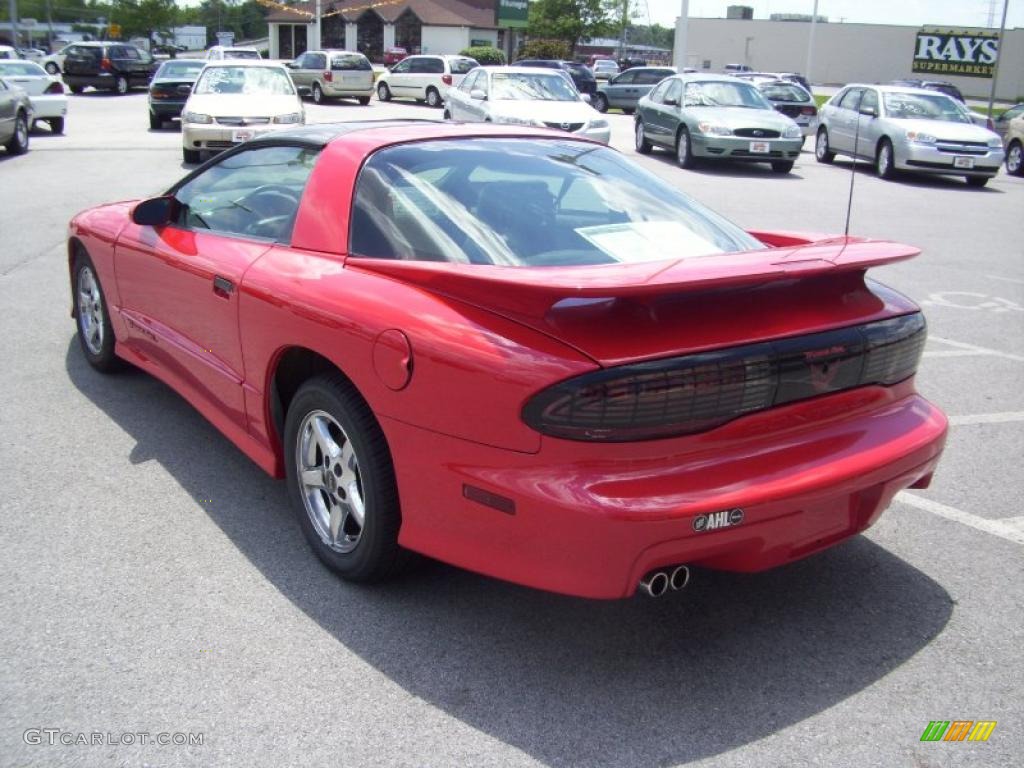 1997 Firebird Trans Am Coupe - Bright Red / Dark Pewter photo #4