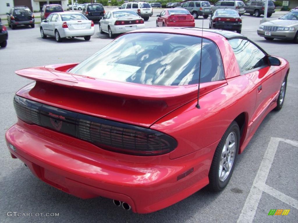 1997 Firebird Trans Am Coupe - Bright Red / Dark Pewter photo #6