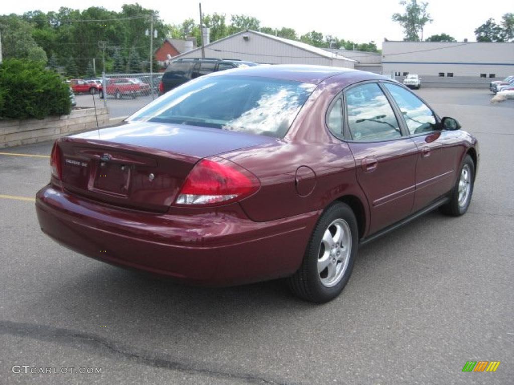 2006 Taurus SE - Merlot Metallic / Ebony Black photo #3