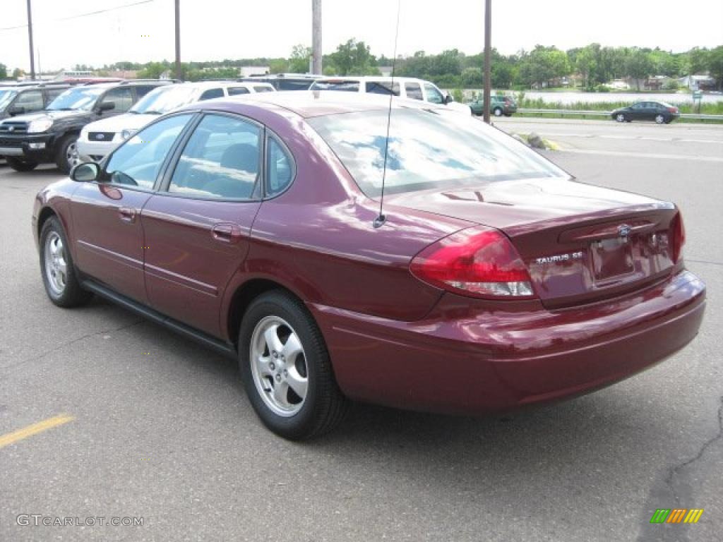 2006 Taurus SE - Merlot Metallic / Ebony Black photo #5
