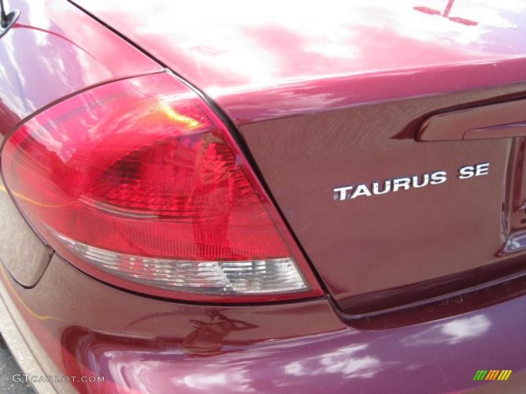 2006 Taurus SE - Merlot Metallic / Ebony Black photo #15