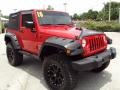 2010 Flame Red Jeep Wrangler Sport 4x4  photo #10