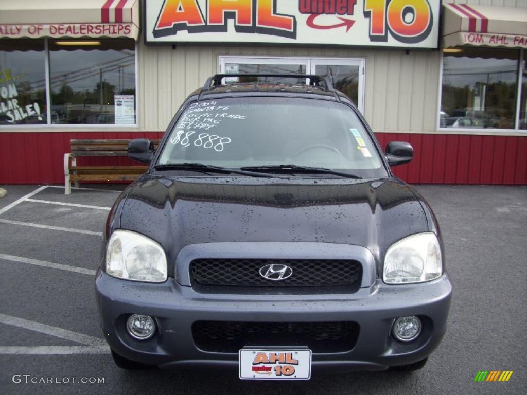 2004 Santa Fe GLS - Black Obsidian / Gray photo #1