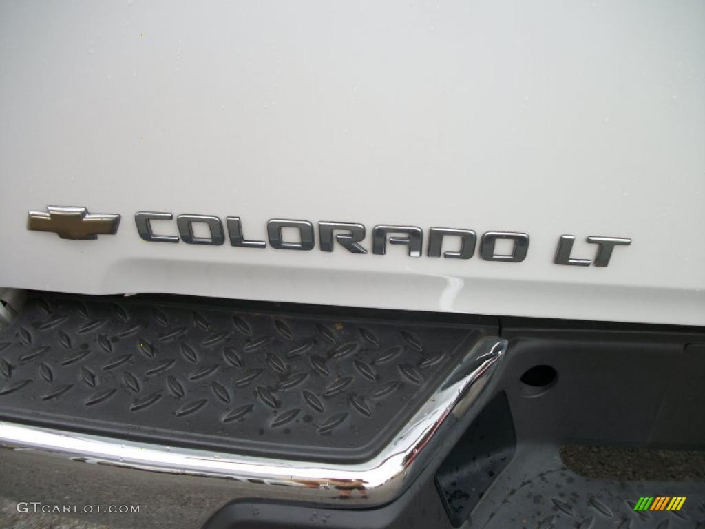 2008 Colorado LT Extended Cab 4x4 - Summit White / Ebony photo #16