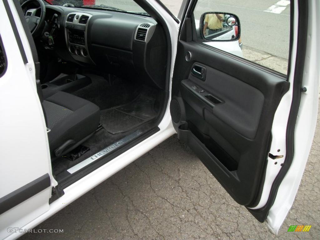 2008 Colorado LT Extended Cab 4x4 - Summit White / Ebony photo #17