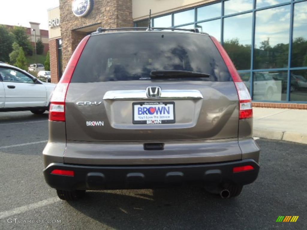 2009 CR-V EX-L 4WD - Urban Titanium Metallic / Ivory photo #4