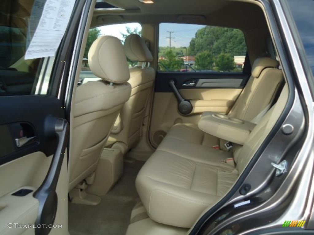 2009 CR-V EX-L 4WD - Urban Titanium Metallic / Ivory photo #7