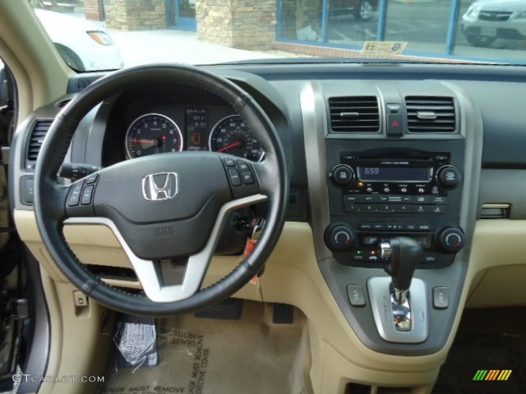 2009 CR-V EX-L 4WD - Urban Titanium Metallic / Ivory photo #8