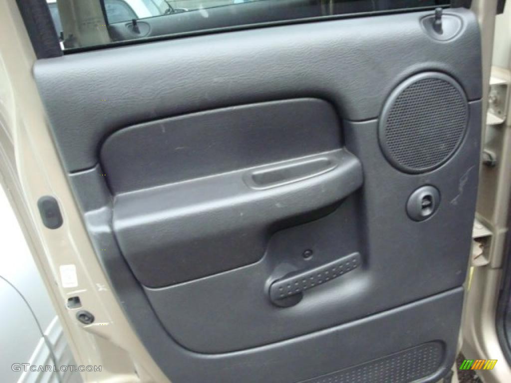 2005 Ram 1500 SLT Quad Cab 4x4 - Light Almond Pearl / Dark Slate Gray photo #8
