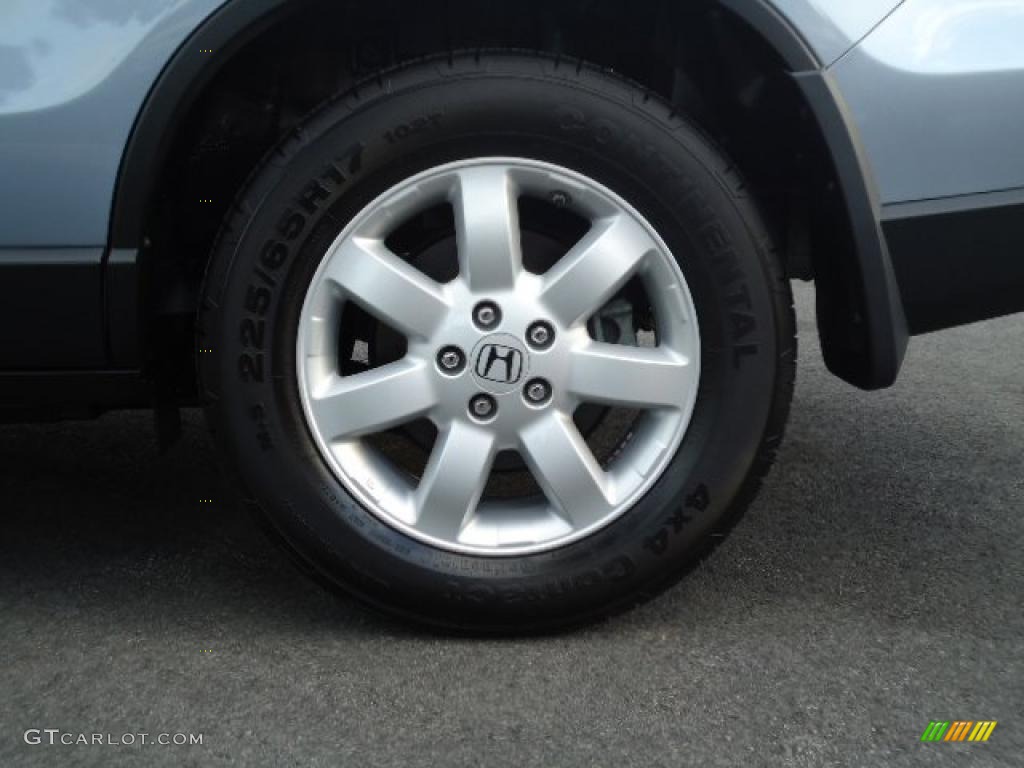 2009 CR-V EX-L 4WD - Glacier Blue Metallic / Gray photo #3