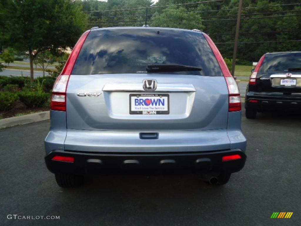 2009 CR-V EX-L 4WD - Glacier Blue Metallic / Gray photo #4