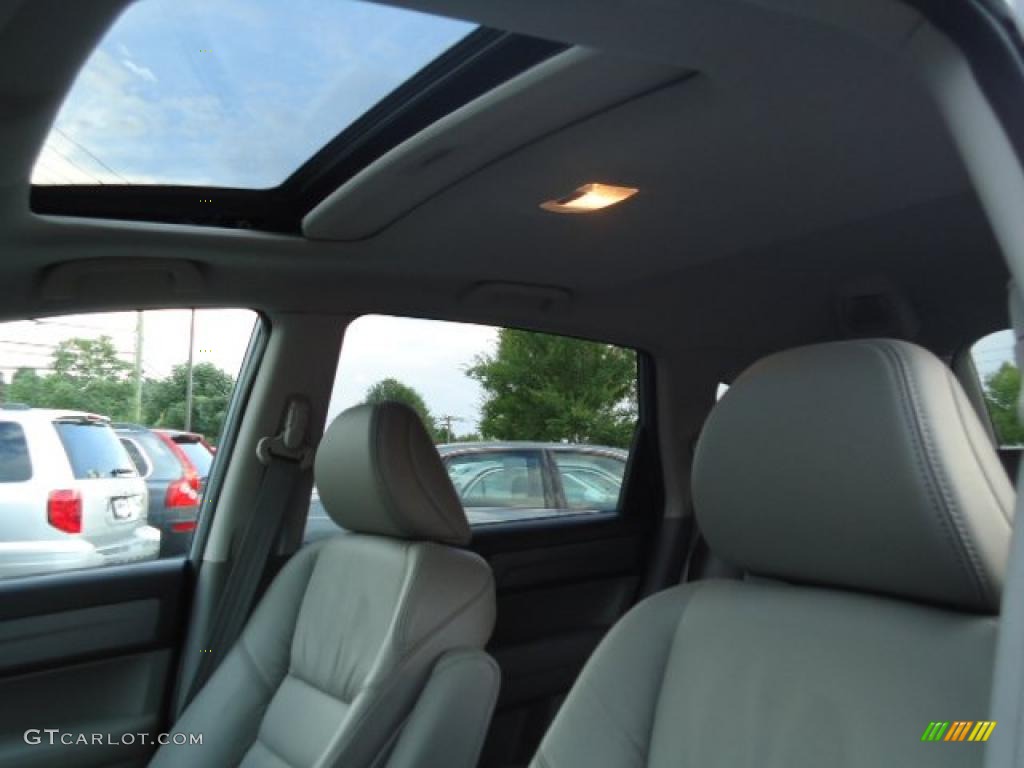2009 CR-V EX-L 4WD - Glacier Blue Metallic / Gray photo #7