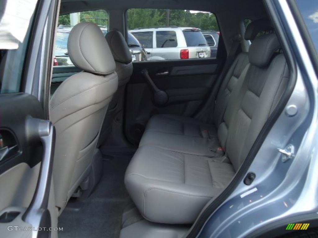 2009 CR-V EX-L 4WD - Glacier Blue Metallic / Gray photo #8