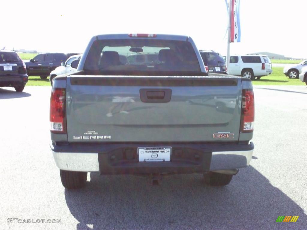 2008 Sierra 1500 Crew Cab - Stealth Gray Metallic / Dark Titanium photo #4