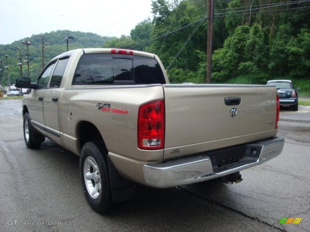 2005 Ram 1500 SLT Quad Cab 4x4 - Light Almond Pearl / Taupe photo #4