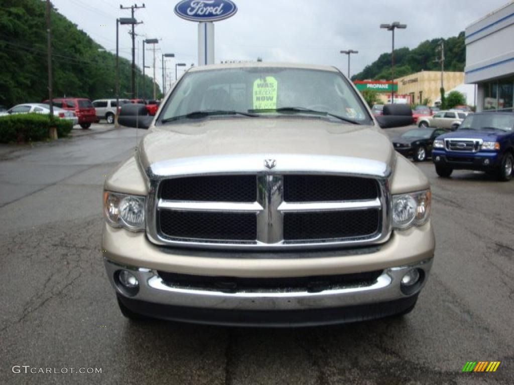 2005 Ram 1500 SLT Quad Cab 4x4 - Light Almond Pearl / Taupe photo #6