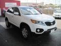 2011 Snow White Pearl Kia Sorento LX AWD  photo #2