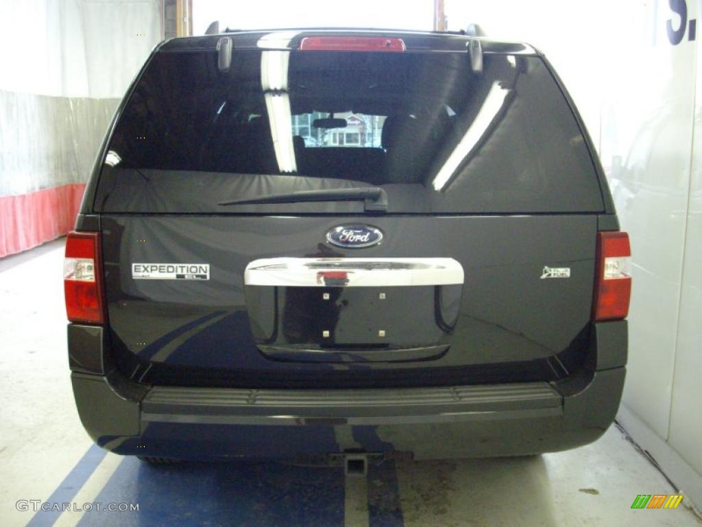 2010 Expedition EL XLT 4x4 - Tuxedo Black / Stone photo #4