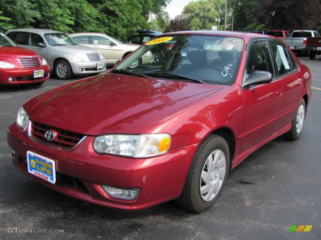 Impulse Red Toyota Corolla