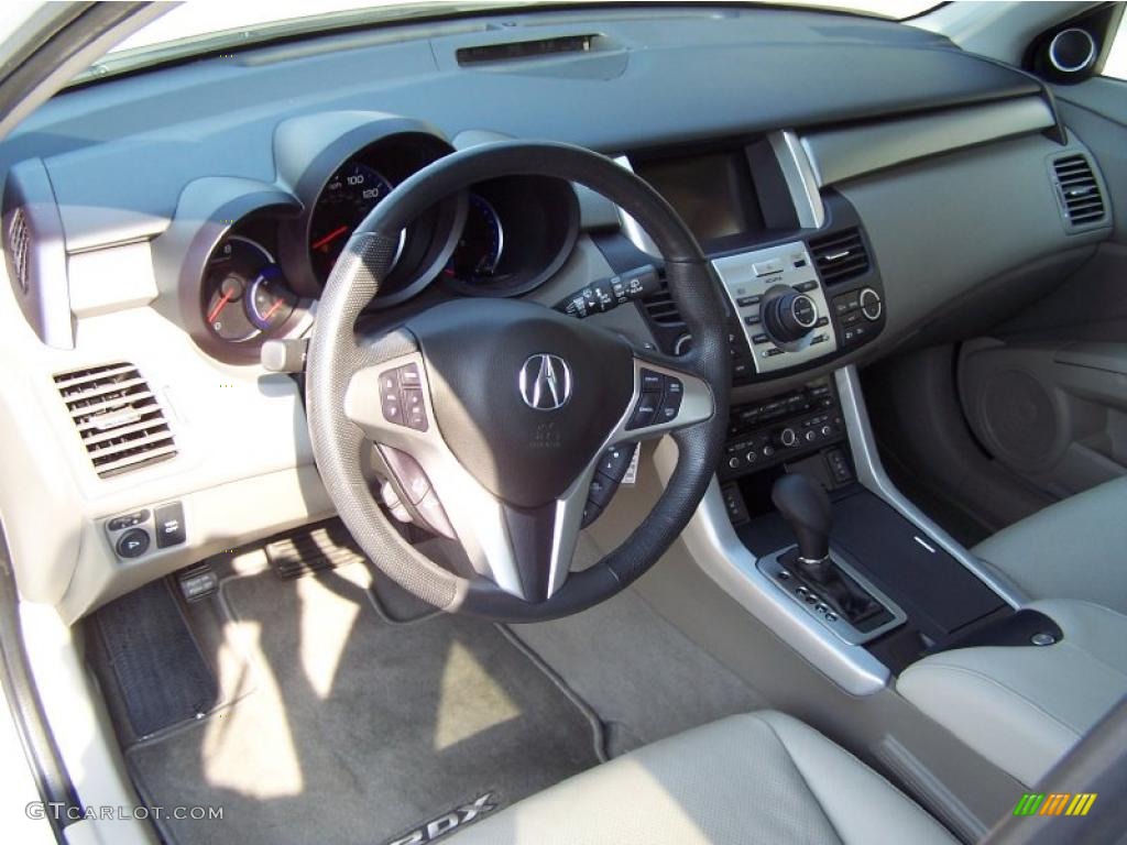 2008 RDX Technology - White Diamond Pearl / Taupe photo #9