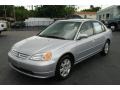 2001 Satin Silver Metallic Honda Civic EX Sedan  photo #3