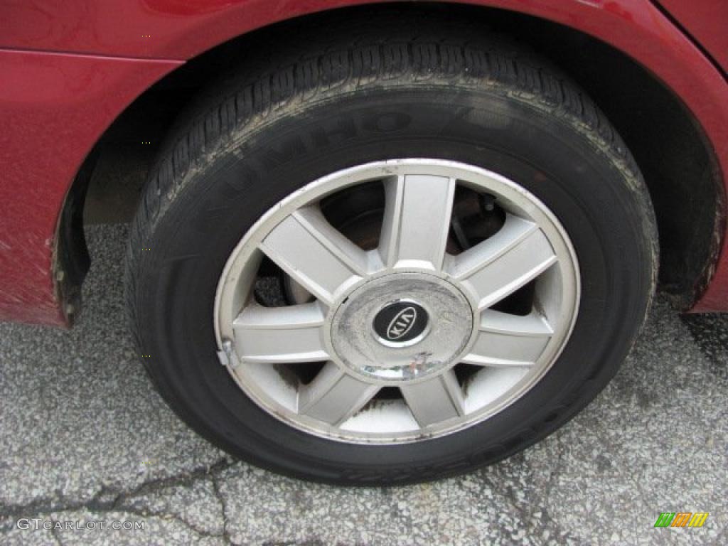 2006 Optima EX - Radiant Red / Beige photo #3