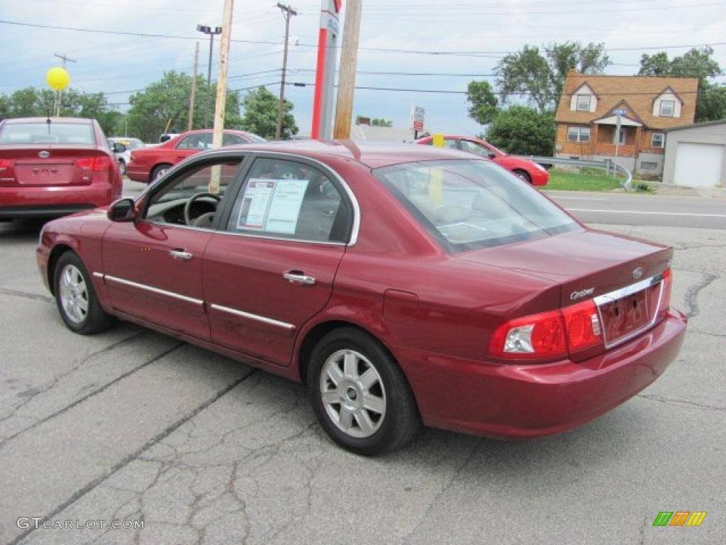 2006 Optima EX - Radiant Red / Beige photo #5