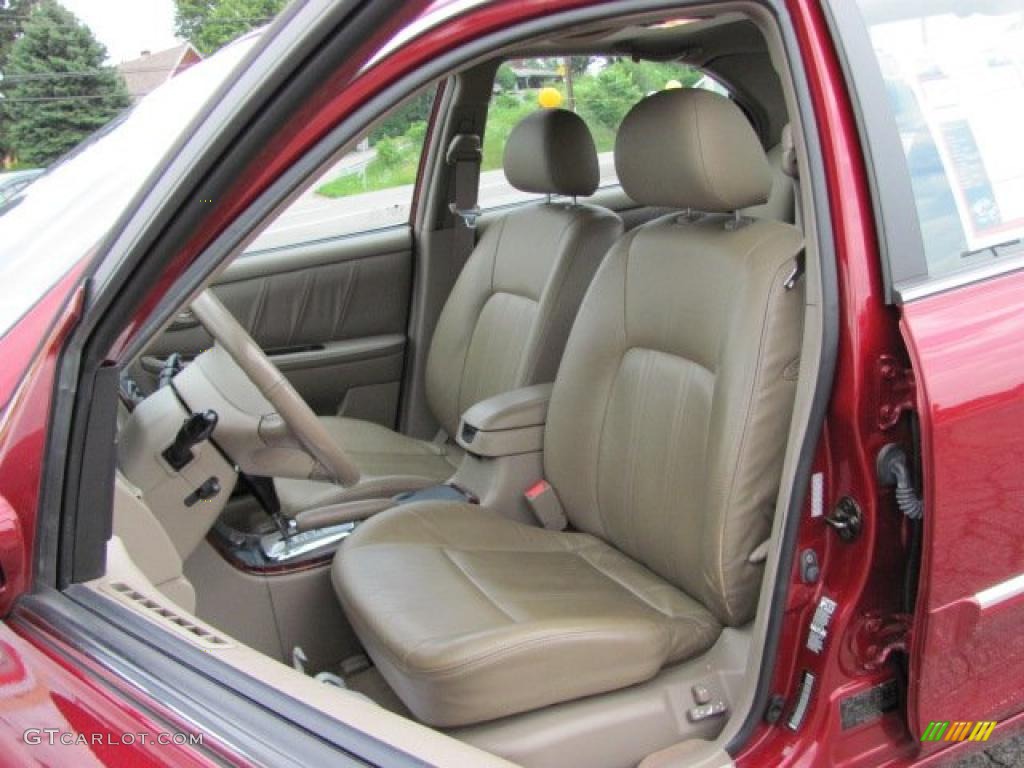 2006 Optima EX - Radiant Red / Beige photo #9