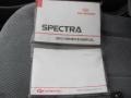 2003 Classic Red Kia Spectra Sedan  photo #13