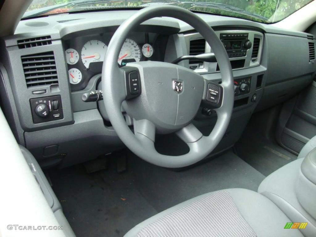 2007 Ram 1500 Big Horn Edition Quad Cab 4x4 - Flame Red / Medium Slate Gray photo #11