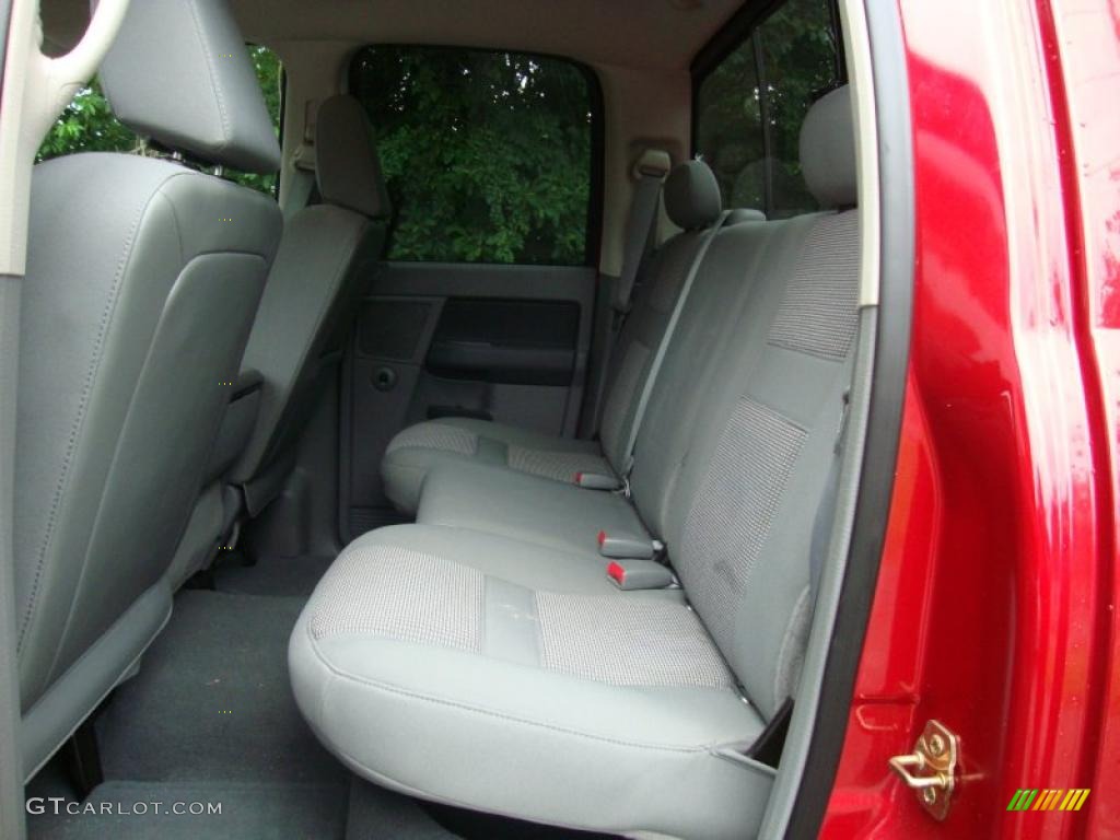 2007 Ram 1500 Big Horn Edition Quad Cab 4x4 - Flame Red / Medium Slate Gray photo #22